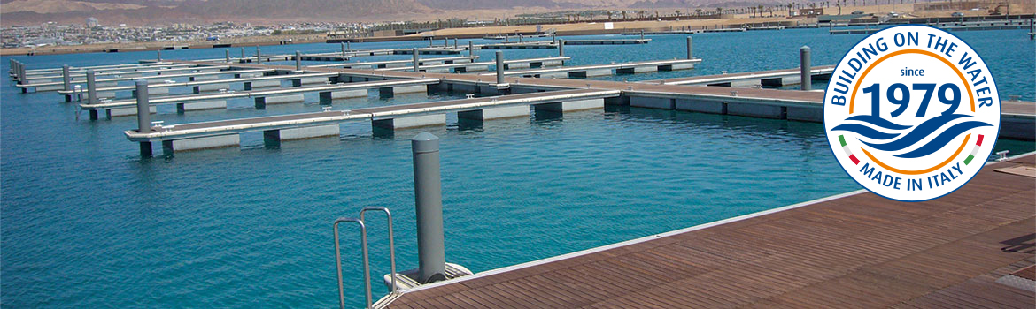Ingemar - Floating pontoons
aluminium on concrete